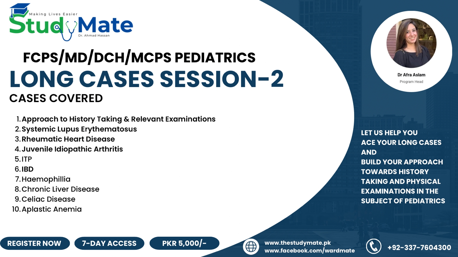 FCPS-2 Pediatrics Long Cases Session 2